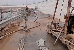 晋中公路钻孔施工